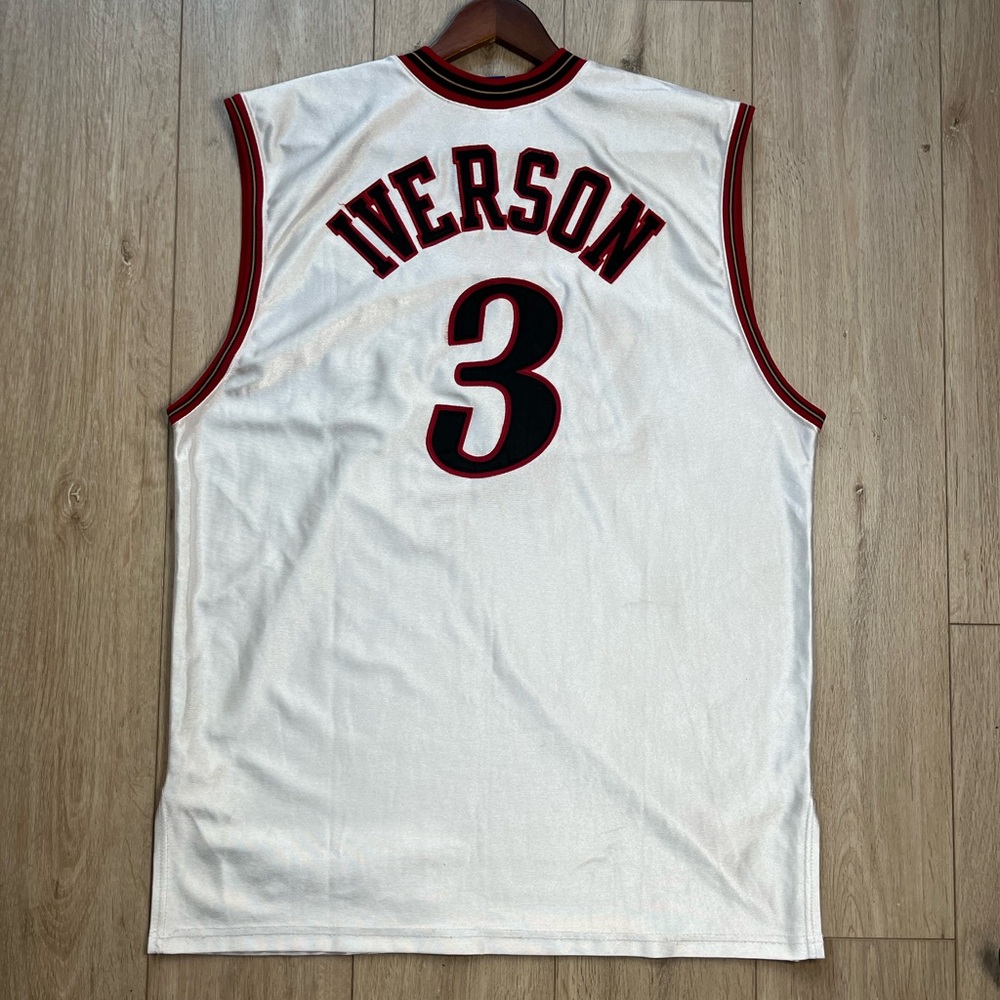 90’s Champion NBA Allen Iverson Philadelphia 76ers Jersey